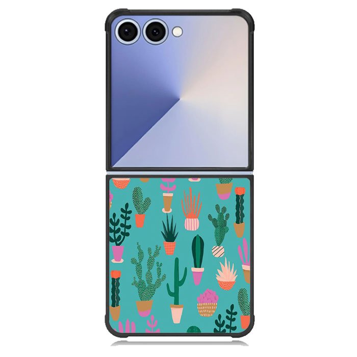 Patio Pattern Cactus Samsung Galaxy Z Flip 7 Case BC0570