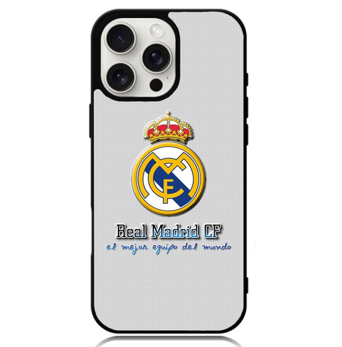 Real Madrid FC Case iPhone 16 Pro BC0609
