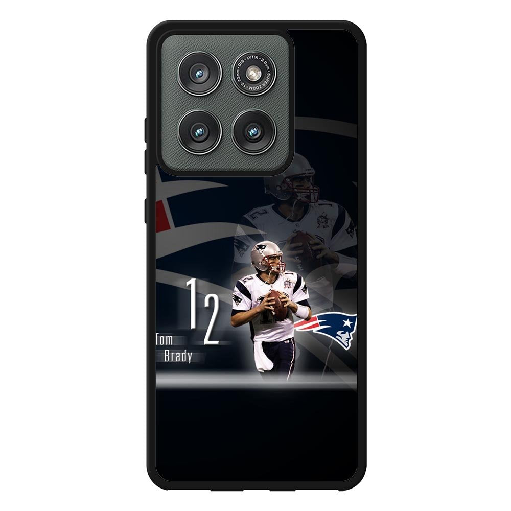 Tom Brady New England Patriots Case Motorola Moto Edge 2025 BC0576