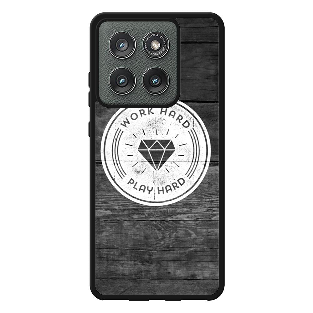 Work Hard Play Hard Case Motorola Moto Edge 2025 BC0577