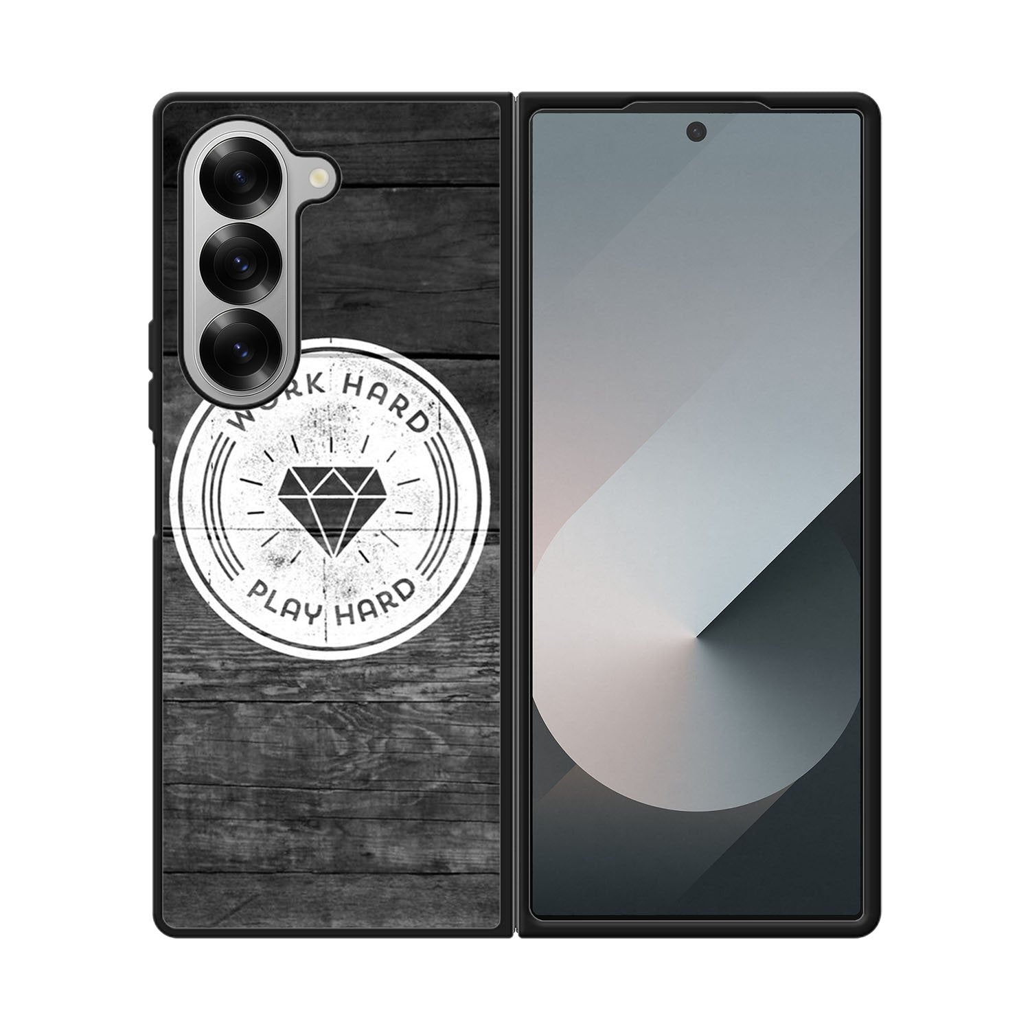 Work Hard Play Hard Case Samsung Galaxy Z Fold 6 5G BC0577