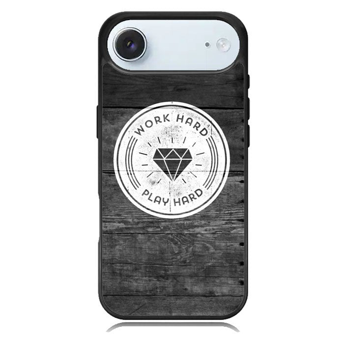 Work Hard Play Hard iPhone 17 Air Case BC0577