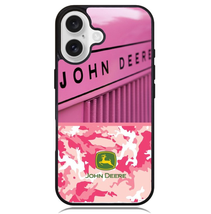 john deere pink Case iPhone 16 BC0622