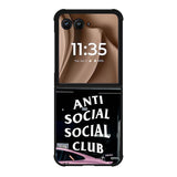 anti social social club X6179 Motorola Moto RAZR Plus 2025 Case