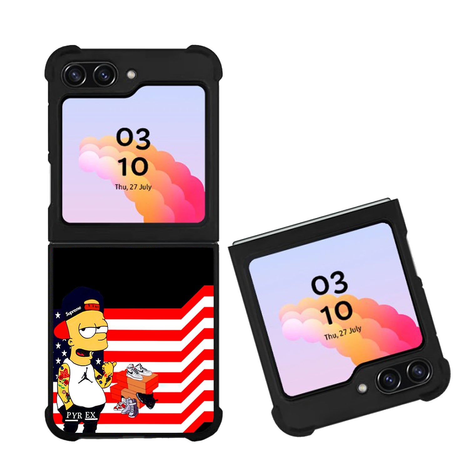 black bart simpson Case Samsung Galaxy Z Flip 5 5G BC0614