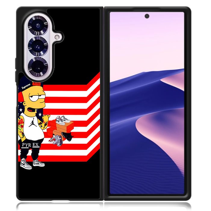 black bart simpson Samsung Galaxy Z Fold 7 5G Case BC0614