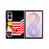 black bart simpson Samsung Galaxy Z Fold 8 Case BC0614