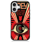 Graffiti Obey Logo X6192 iPhone 16 Case