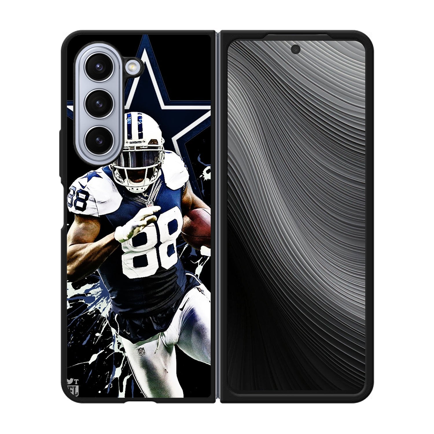 Greshawn Birds cowboys Case Samsung Galaxy z Fold 5 5G BC0618