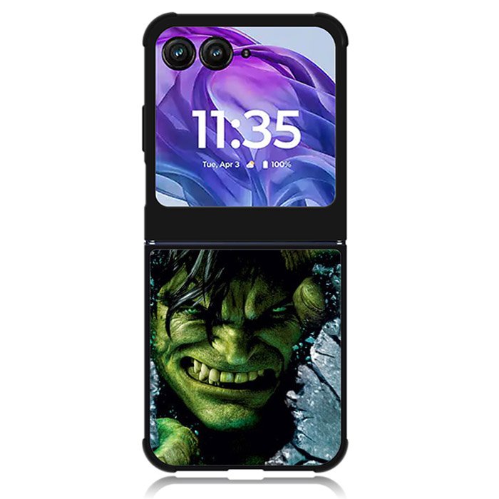 Incredible hulk Motorola Moto Razr 2024 , Moto Razr 50 Case