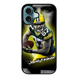 Jordy Nelson Green Bay Packers Case iPhone 16 Plus BC0624