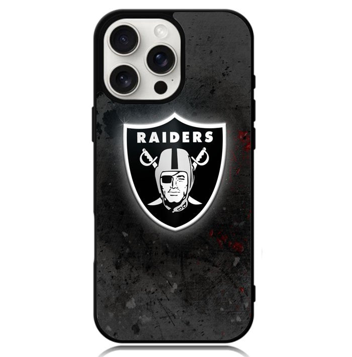 Oakland Raiders Black Case iPhone 16 Pro Max BC0699