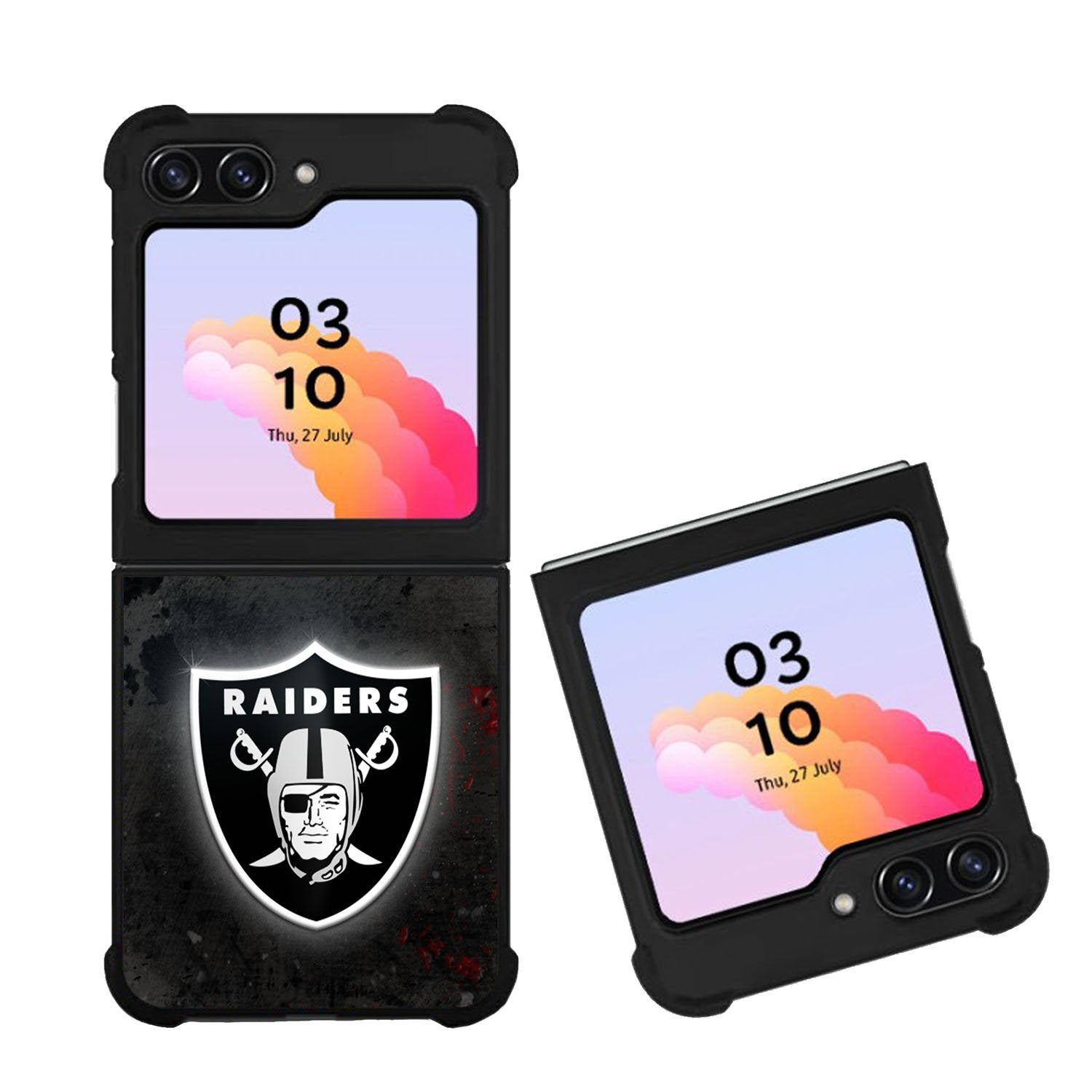 Oakland Raiders Black Case Samsung Galaxy Z Flip 5 5G BC0699