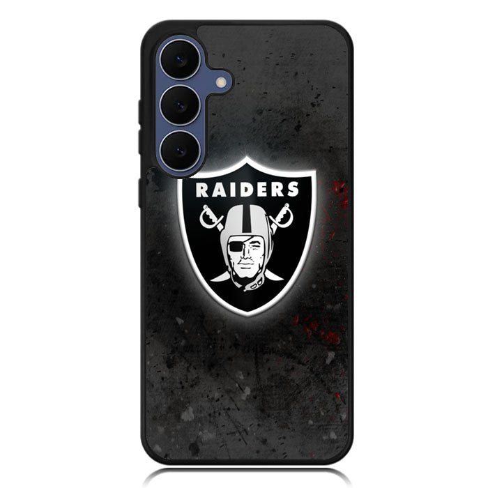 Oakland Raiders Black Samsung Galaxy S25 FE Case BC0699