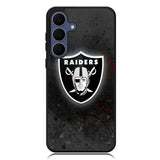 Oakland Raiders Black Samsung Galaxy S25 FE Case BC0699