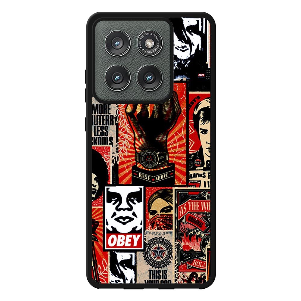 Obey Wallpaper X6190 Motorola Moto Edge 2025 Case