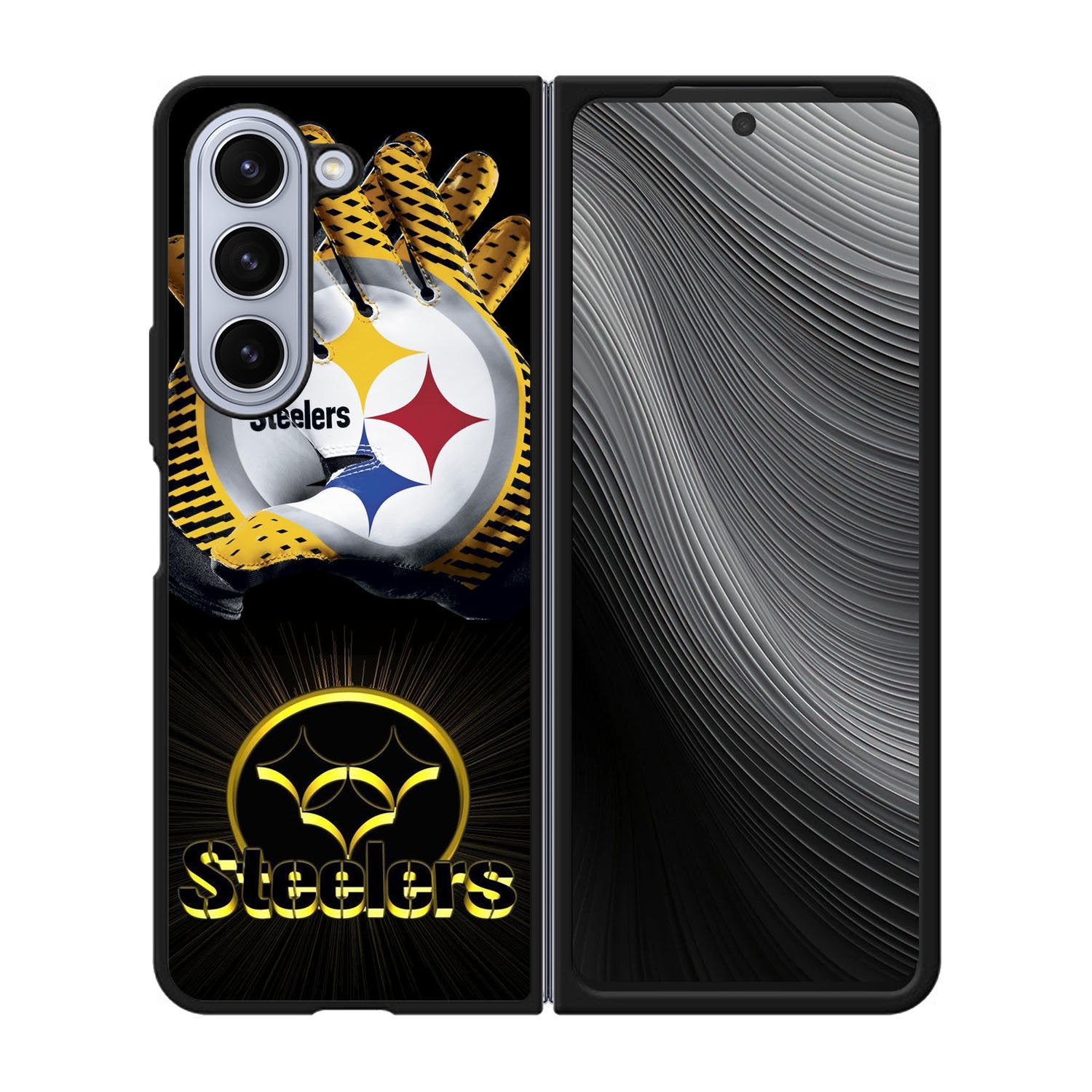Pittsburgh Steelers Gold Case Samsung Galaxy z Fold 5 5G BC0678