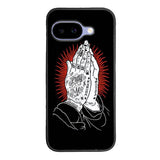 rebel 8 praying hands X6189 Google Pixel 10A Case