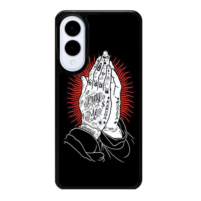 rebel 8 praying hands X6189 Samsung Galaxy S25 Edge Case