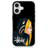 stussy Wallpaper shark X6168 iPhone 16 Case