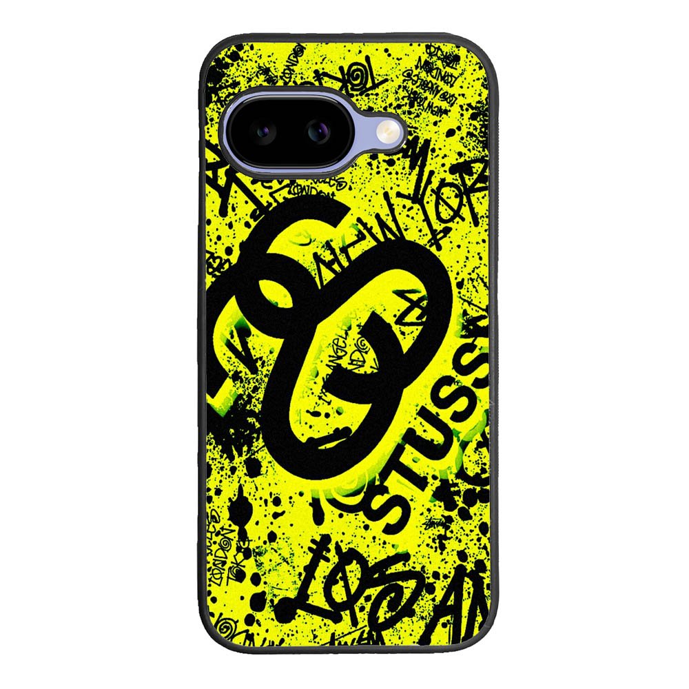 stussy yellow X6147 Google Pixel 10A Case