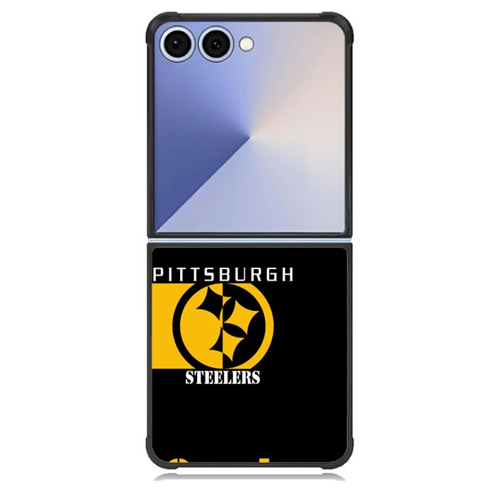 Pittsburgh Steeler Black Samsung Galaxy Z Flip 7 Case BC0705
