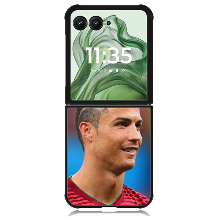 Cristiano Ronaldo the ultimate X7038 Motorola Moto Razr+ Plus 2024/2025 Case, Motorola Razr 50 Ultra/50s Ultra Case