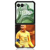 Neymar Jr Brasil X7028 Motorola Moto Razr+ Plus 2024/2025 Case, Motorola Razr 50 Ultra/50s Ultra Case