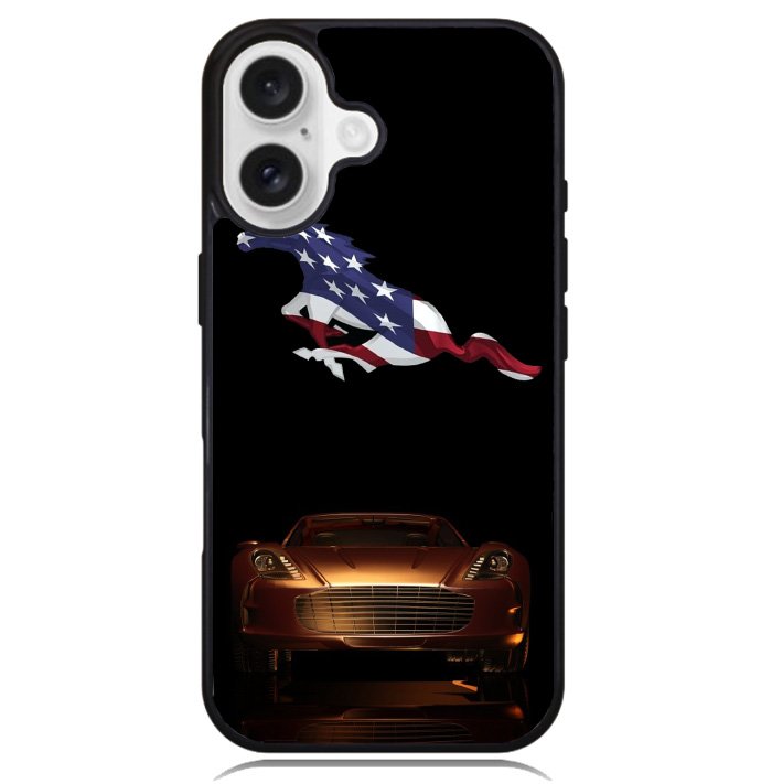 Ford Mustang Logo Case iPhone 16 BC0739