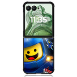 Benny The Lego Movie X8015 Motorola Moto Razr+ Plus 2024/2025 Case, Motorola Razr 50 Ultra/50s Ultra Case