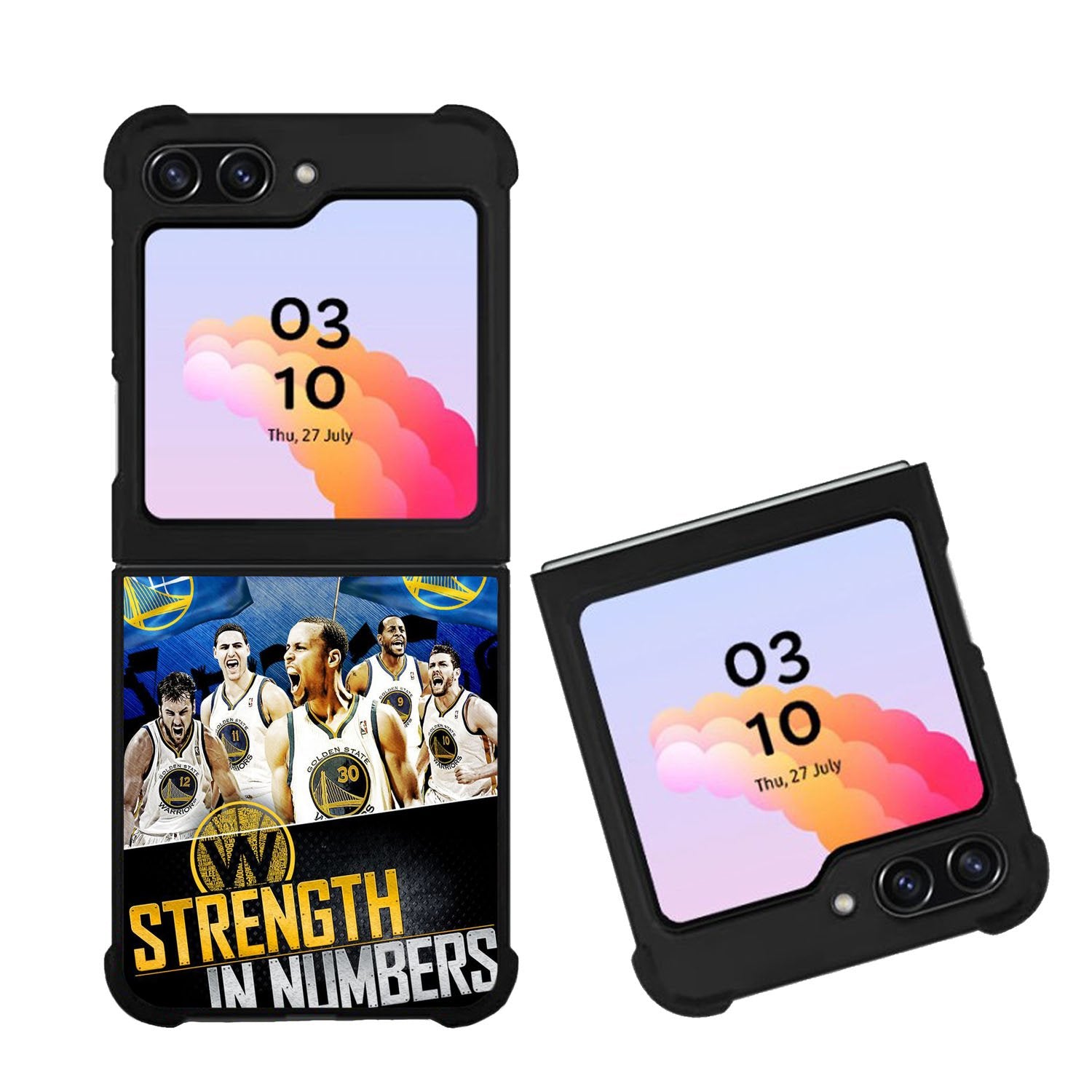 Golden State Warriors Wallpaper Court Case Samsung Galaxy Z Flip 5 5G BC0745