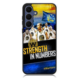 Golden State Warriors Wallpaper Court Samsung Galaxy S25 FE Case BC0745