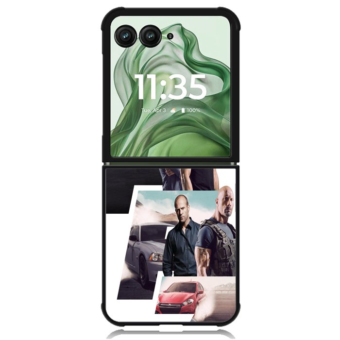 Fast And Furious 7 Movie X0313 Motorola Moto Razr+ Plus 2024/2025 Case, Motorola Razr 50 Ultra/50s Ultra Case