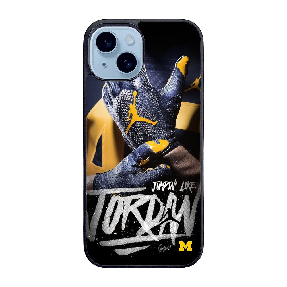 Michigan and Jordan Case iPhone 15 Plus BC0758