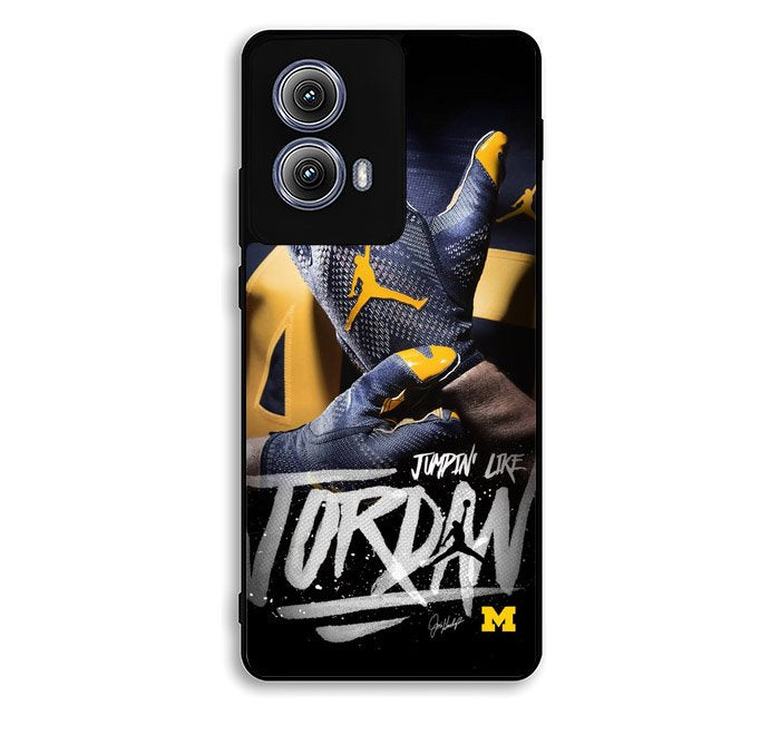 Michigan and Jordan Motorola Moto Edge 2024 Case BC0758