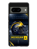 michigan wolverines helmet Google Pixel 8a Case