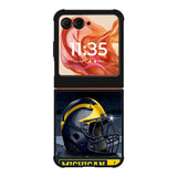michigan wolverines helmet Motorola Moto Razr 2025/2024 , Moto Razr 60/50 Case BC0760