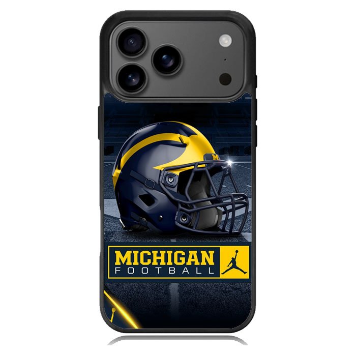 michigan wolverines helmet iPhone 17 Pro Case BC0760