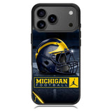 michigan wolverines helmet iPhone 17 Pro Case BC0760