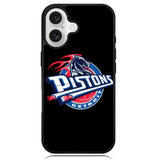 Detroit Pistons Emblem Case iPhone 16 BC0737
