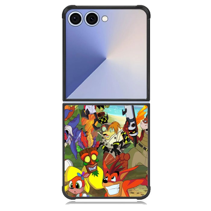 Crash Bandicoot Samsung Galaxy Z Flip 7 Case BC0813