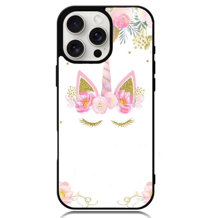 Unicorn Clip Art Case iPhone 16 Pro BC0853