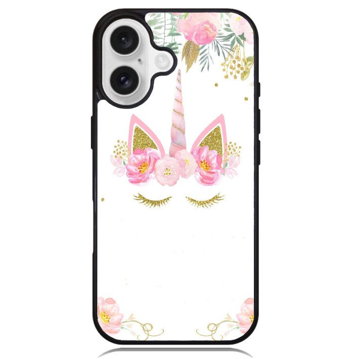 Unicorn Clip Art Case iPhone 16 BC0853