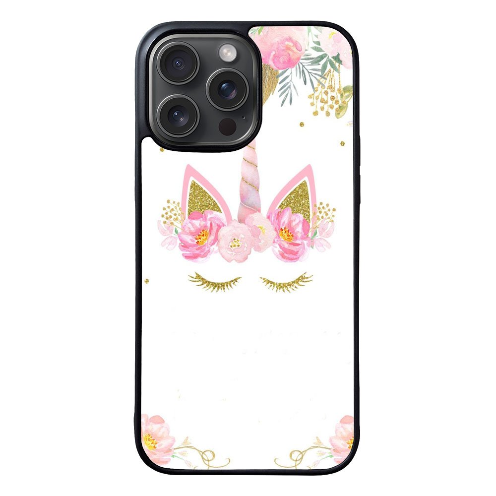 Unicorn Clip Art Case iPhone 15 Pro BC0853