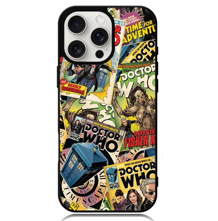 Doctor Who Comic Book Case iPhone 16 Pro Max BC0839