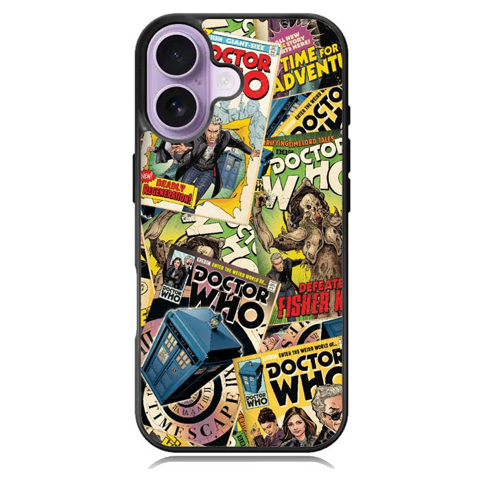 Doctor Who Comic Book iPhone 17 Case BC0839