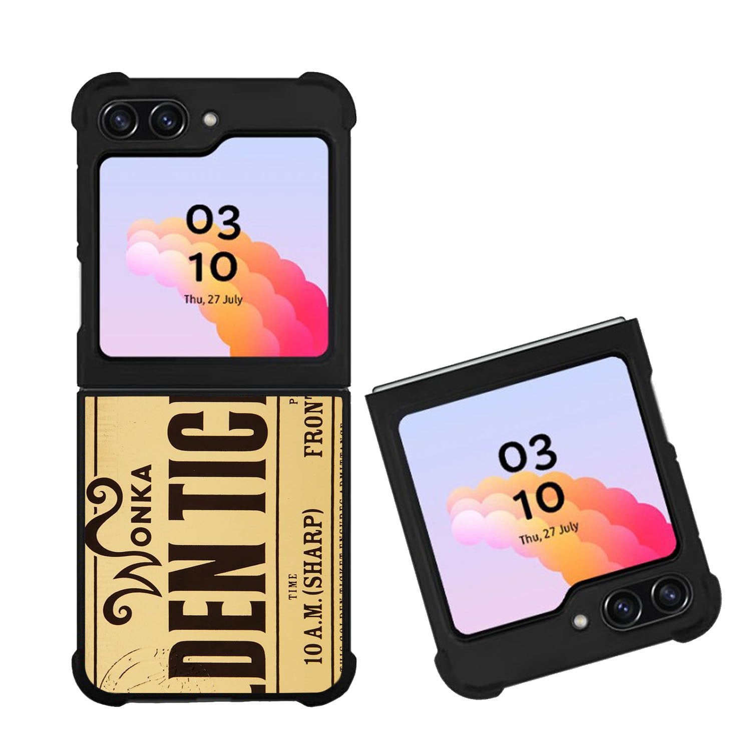 Golden Ticket Chocolate Case Samsung Galaxy Z Flip 5 5G BC0842