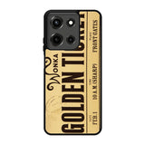 Golden Ticket Chocolate Motorola Moto G 5G 2025 Case BC0842