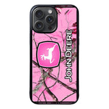 John Deere Pink Camo Case iPhone 15 Pro Max BC0844