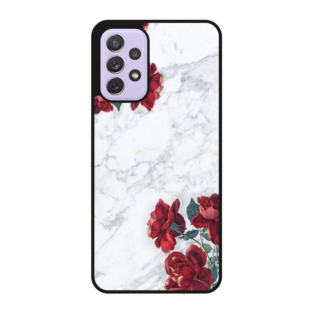 Marble With Roses Samsung Galaxy A23 5G Case BC0847